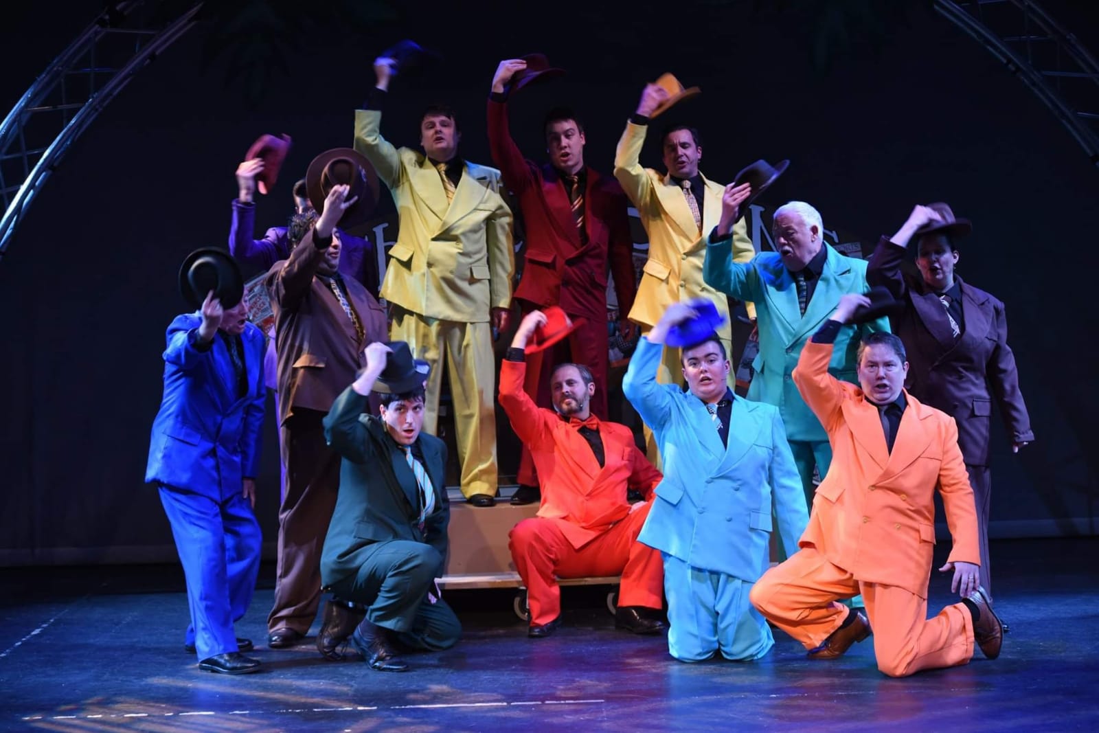 Guys & Dolls Theatrical Stage Costumes for Hire for UK Productions